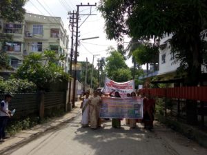 RGVN celebrates 70 years of independence - NEW INDIA PLEDGE RALLY by CMMU-Guwahati / DAY-NULM- ASULMS in collaboration with RGVN