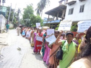 RGVN celebrates 70 years of independence - NEW INDIA PLEDGE RALLY by CMMU-Guwahati / DAY-NULM- ASULMS in collaboration with RGVN