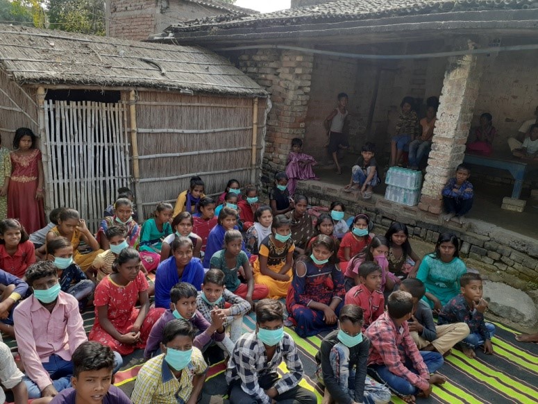 Children’s Clubs in ‘Diara’ area of Vaishali, Bihar