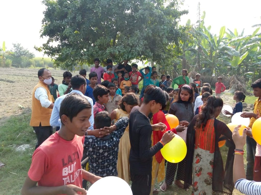 Children’s Clubs in ‘Diara’ area of Vaishali, Bihar