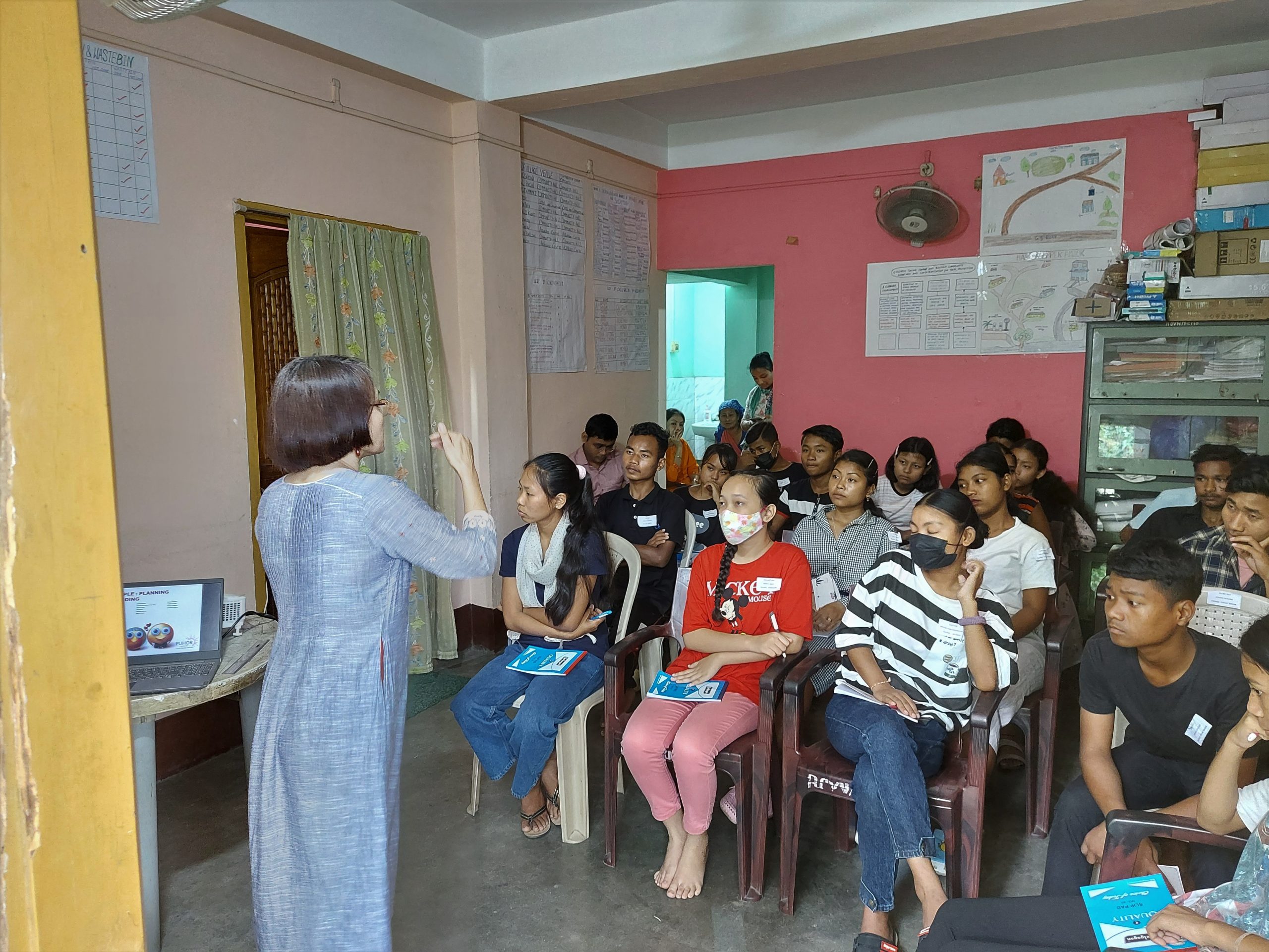 Children’s club in Byrnihat, Meghalaya