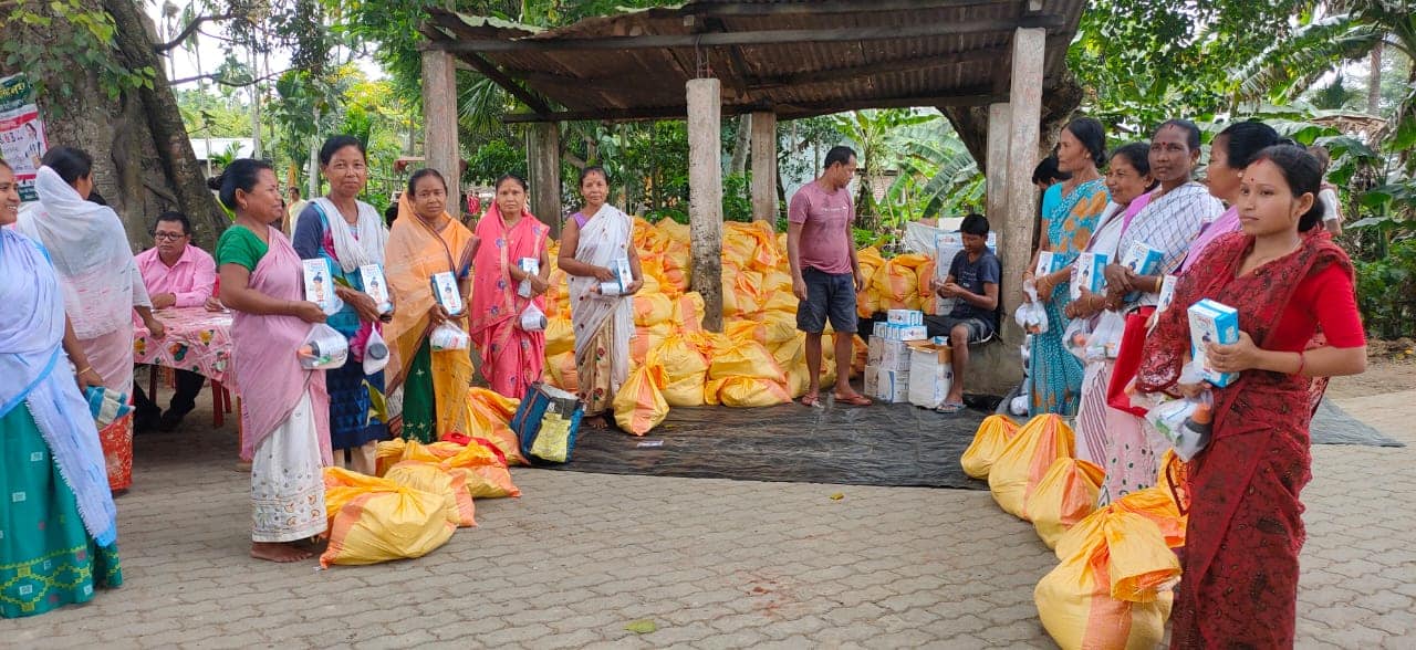 Flood Relief Programme – RGVN in association with and support from AZIM PREMJI Foundation (APF):