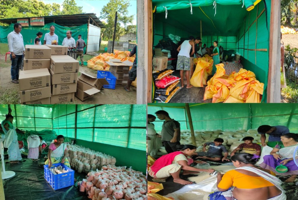Assam Flood 2022 & Flood Relief Programme - RGVN in association with and support from AZIM PREMJI Foundation (APF):