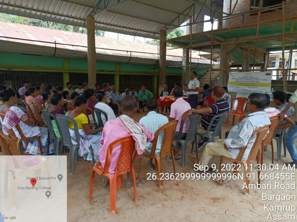 Awareness Generation Programme on Joint Forest Management and Micro planning in Agiathuri and Sila Sindurighopa of North Kamrup.