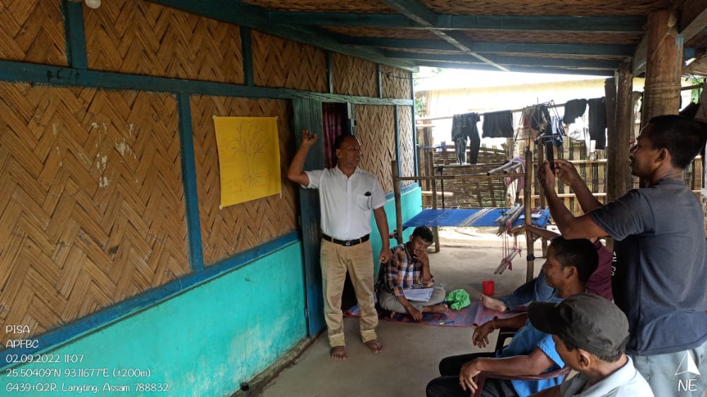 Awareness Generating Meetings and Micro Planning Program in Dima Hasao (APFBC) in support with (AFD).