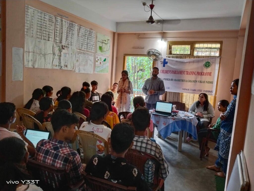 Children's Parliament Training Programme, Byrnihat: