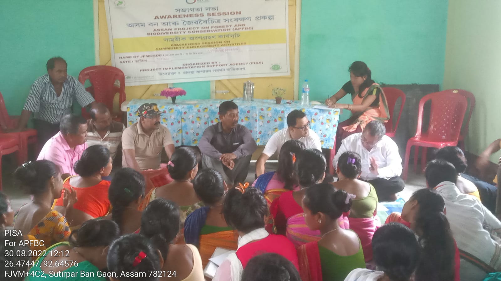 Awareness on Community Engagement Activities conducted in Siturpar, Ban Gaon, Nagaon District recently.