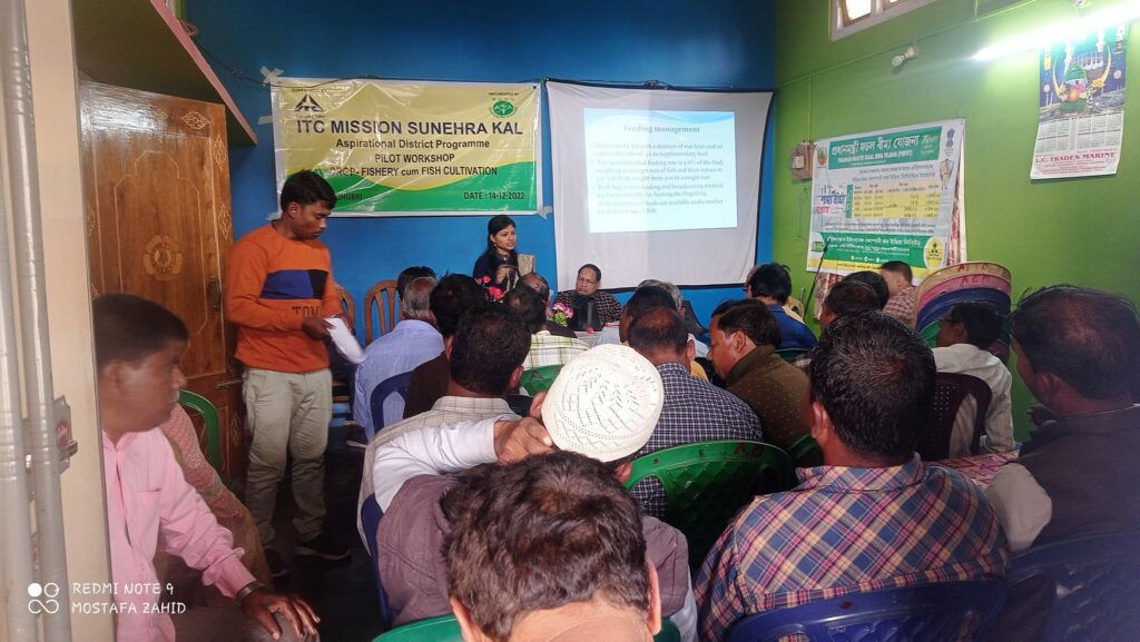 A pilot workshop on Fishery cum Fish Cultivation