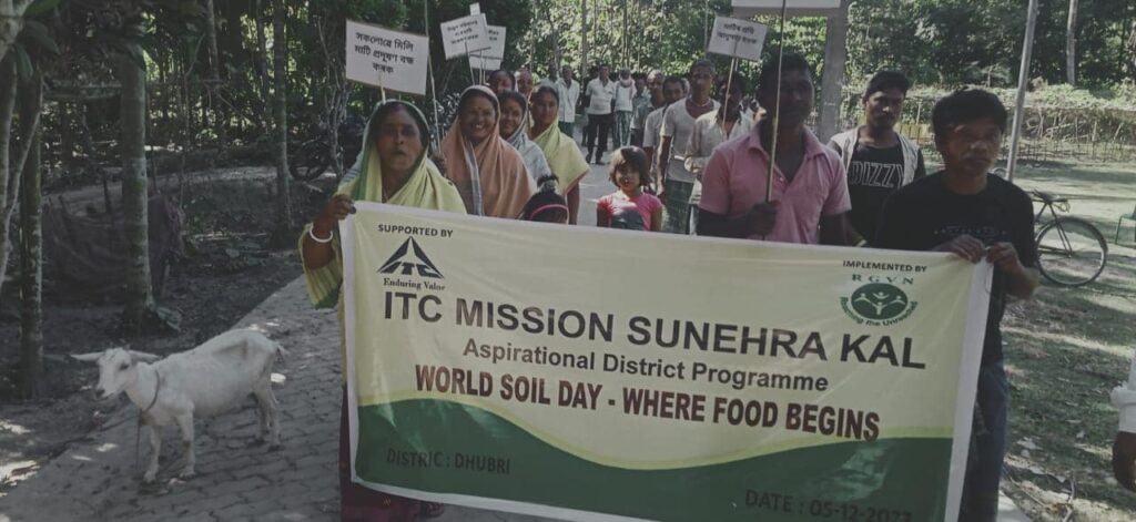 World Soil Day - "Where food begins" - ITC Mission Sunehra Kal, Dhubri District
