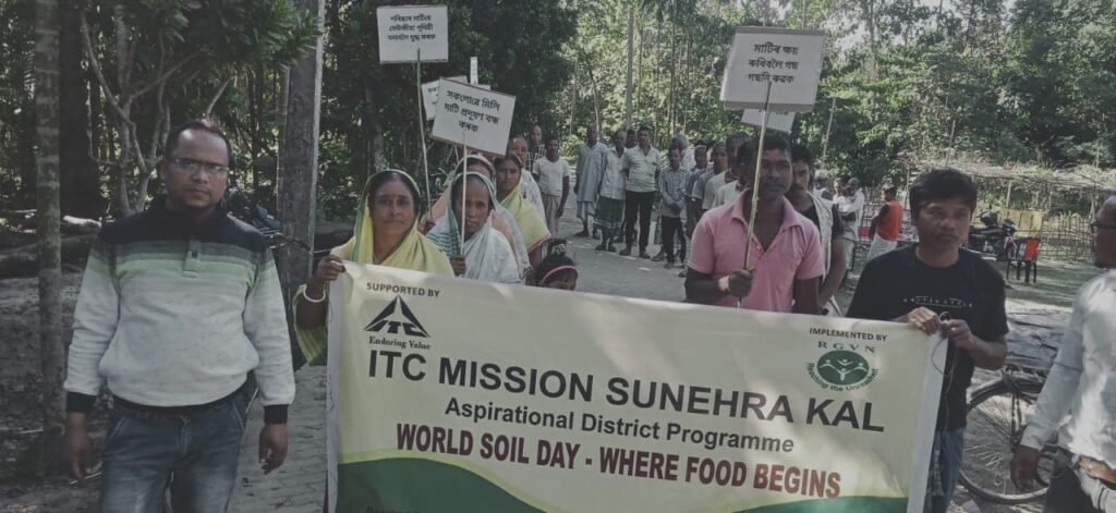 World Soil Day - "Where food begins" - ITC Mission Sunehra Kal, Dhubri District