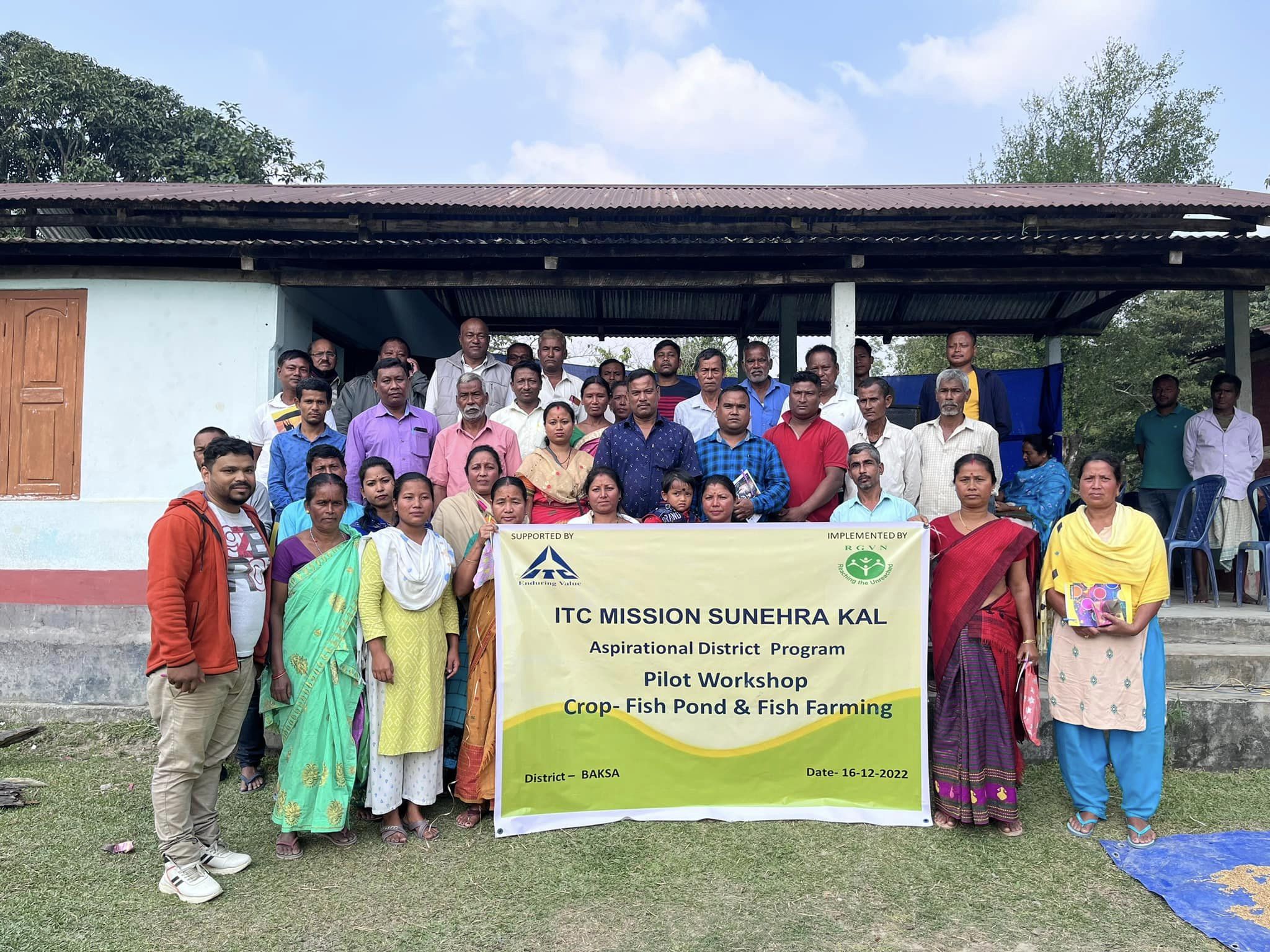 A pilot workshop on Fishery cum Fish Cultivation, Baksa District