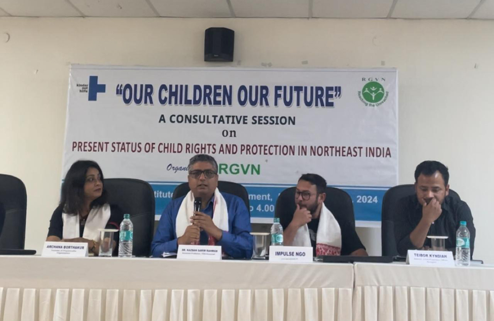 RGVN Organizes OUR CHILDREN OUR FUTURE Session on Child Rights and Protection in Northeast India